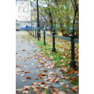 01.053.Sc - Potelets fixes Zano - Acier noir ou inoxydable - Hauteur 100 cm - Poids 10 kg_3