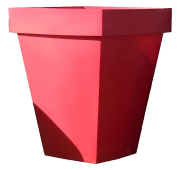 Pot géant carré DÉCO - Polyéthylène - Hauteurs 735 à 1400 mm - Largeurs 630 à 1270 mm - 21 coloris_3