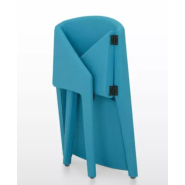 Chaise de conférence pliable avec tablette et roulettes - Tissu Xtreme ultra résistant - Modèle 'Hyway'_3