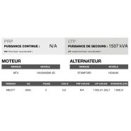 CT-1510 60 Hz triphasé - Groupe électrogène en container Inmesol - 1.503,4 kVA - Moteur MTU - Alternateur Stamford_3