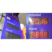 Gsyz0005 - panneau affichage prix carburant - Foshan Nanhai Guose - puissance légère 240W - acier inoxydable et LED_3