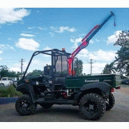 Grue auxiliaire 2 rallonges manuelles pour travaux de levage