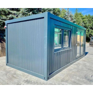 Module bureau 18 m² clé en main - Isolation performante - Menuiseries double vitrage - Sol PVC aspect bois - Électricité complète avec chauffage intégré_3