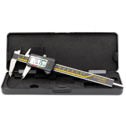 Pied à coulisse digital sans molette - 200 mm - conversion mm/inch - jauge de profondeur - becs doubles croisés_3