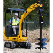 Tarière Digga - Pelles 1 à 50 tonnes - Garantie 3 ans - Diamètres de vrilles et attaches rapides_3