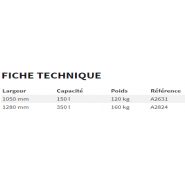 Godet à basculement Avant Tecno - Capacité : 150 à 350 L - Hauteur de basculement jusqu'à 3300 mm_3