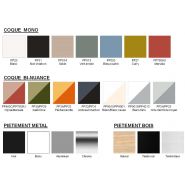 Chaise empilable Pure-Loop - coque monobloc en polypropylène renforcé, mono ou bi-nuance_3