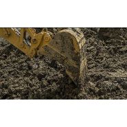 Godet d'excavation à usage normal avec lame de nivellement - caterpillar finance france - 1 400 mm (55 in) - capacité 1.86 m³_3