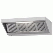 Hotte murale inox statique 1m80 avec filtre et éclairage | Profondeur 700 mm_3