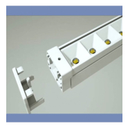 Pack de 2 barres lumineuses LED 28W - Réf DALREG18 - Installation facile pour plafonds techniques 60x60_3