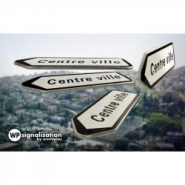 Panneau de signalisation directionnelle D21b1 - Sans indication de distance_3