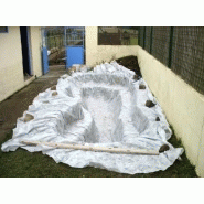 Feutre géotextile - 90g/m² - 1x25m - Stabilisation des allées et terrasses, préparation des sols, protection des végétaux, filtration des eaux_3