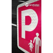 Panneau de signalisation parking famille nombreuse - WP Signalisation - ultra-résistant et écoresponsable_3