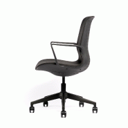 Fauteuil de Bureau Izao : Design Contemporain et Ergonomie Intuitive - Noir_3