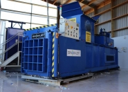 Presse à balles horizontale à ligature manuelle - Sinoballer - semi-automatique pour matériaux solides et plastiques_3