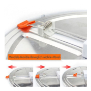 Downlight LED rond ajustable - 20W - Réf. PC20WAJC2 - S'adapte aux trous de 50mm à 205mm_3