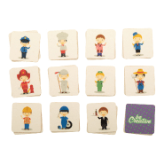 Jeu de mémoire personnalisé - 24 tuiles en carton avec motifs thématiques et boîte imprimée en quadri_3