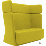 Canapé Softline Basket- 2 places - Feld Jaune, Haut_3