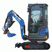 Mini-pelle RIPPA R15-5 avec cabine 1500 kg + 3 godets_3
