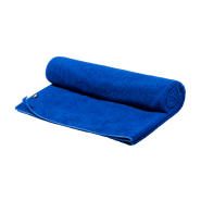 Serviette microfibre en polyester RPET - grande taille - 310 g/m² - couleur bleue_3