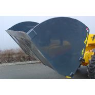 Godet de manutention polyvalent pour matériaux agricoles