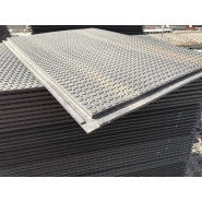 Plaques de protection de sol stabilisé - PVC mou recyclé, 24 kg, 19 tonnes/m²  - Disponible en vente et en location -Remopla (120)_3