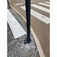 Base à sceller pour poteau à mémoire de forme - 80_3