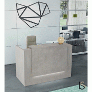 Borne d'accueil Z2 Officity - Compacte et moderne - 126, Béton, Béton_0