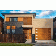 Porte de garage sur-mesure avec option portillon intégré