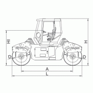 Compacteur tandem 11 tonnes avec technologie d’oscillation avancée
