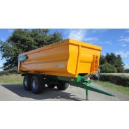 Benne agricole surbaissée avec échelle d'accès coulissante