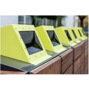 Abris à déchets pour tri sélectif en milieu résidentiel