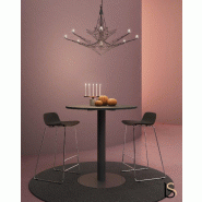 Table haute ronde - Mobel Linea - 80, Anthracite, Anthracite_3