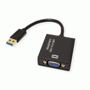 VALUE Adaptateur écran USB 3.2 Gen 1 vers VGA_3