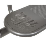 Banc public en acier Estoril - boule décorative - Réf : 209322.Gpro_3