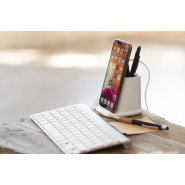 Porte-stylo multifonctions - support téléphone - chargeur rapide 10W - 2 ports USB_3