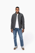 Veste Softshell 2 couches homme - Réf: K424 - Kariban - Tissu déperlant, coupe ajustée_3