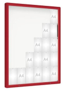 Vitrine extérieure peinte - coins arrondis - simple ou double face, 9 à 30 A4_3