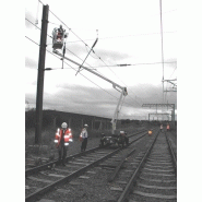 Engins pour infrastructure ferroviaire - nacelles élévatrices - hauteur de travail 12m - bi-énergie essence/diesel_3