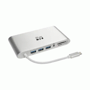 Tripp Lite U442-DOCK1 station d'accueil Avec fil USB 3.2 Gen 1 (3.1 Gen 1) Type-C Argent_3