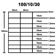 Vidaxl clôture de jardin acier galvanisé argenté 50x1 m 149484_3