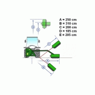 EPAREUSE DÉBROUSSAILLEUSE GEO AM 60 – CENTRALE HYDRAULIQUE - PRISE DE FORCE - MICRO TRACTEUR – 2CM_3