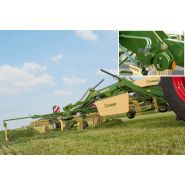 Andaineur agricole Krone Swadro TS avec essieu suiveur pour virages serrés