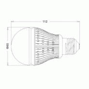 Ampoule LED 7W E27 - Blanc neutre - Équivalent 60W incandescents_3
