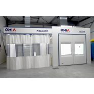 Cabine de peinture Valoria 240 et 300 - surpression équilibrée - éclairage IP54 - véhicules légers et utilitaires_3