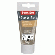 Pâte à bois SYNTILOR - naturel - 50 g - pour reboucher trous et fissures - intérieur/extérieur_3