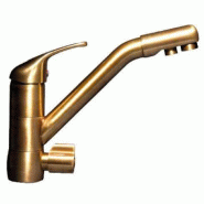 Robinet de cuisine mitigeur 3 voies dauphin laiton_3