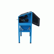 Cabine de sablage 220L - Pistolet sableur avec buses en céramique, hublot protégé, gants intégrés et accessoires inclus_3