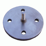 Base pour poteau de balisage acier - Acier inoxydable / A fixer_3