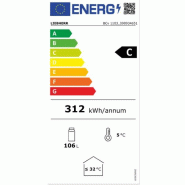 Réfrigérateur de comptoir noir vitré - 75 L | Liebherr BCv1103 744_3